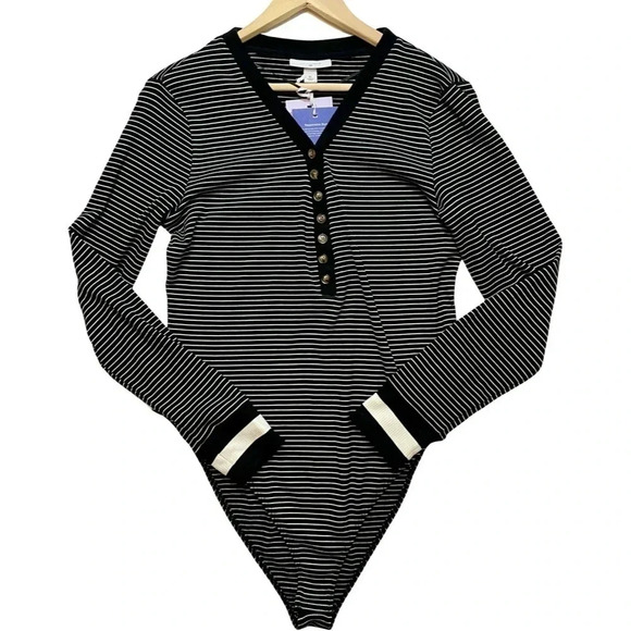 NWT La Ligne Target Striped Bodysuit - Picture 4 of 8